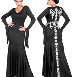 Alien Skelett Kleid Frauenkostüm