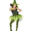 Ballerina Hexe Kinderkostüm Schwarz-grün