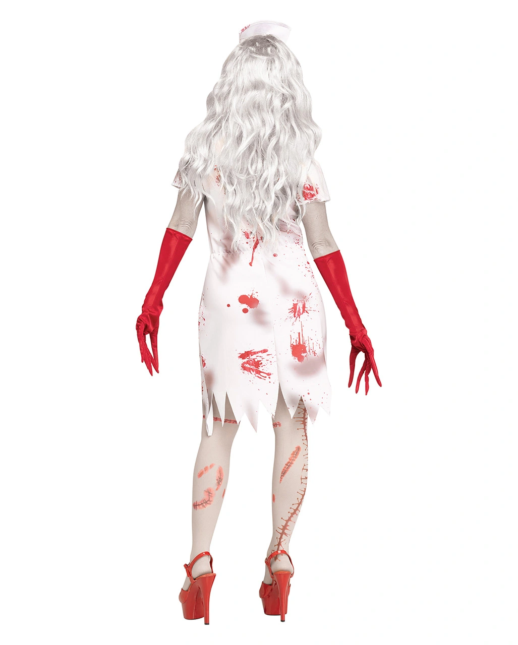 Blutiges Horror Krankenschwester Kostüm 2 Blutiges Horror Krankenschwester Kostüm – Bild 2