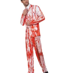 Blutiger Anzug Mit Krawatte -Grusel Kostuem Welt blutiger anzug mit krawatte kostuemanzug mit blutspritzer fuer halloween blood drip suit 35779 3