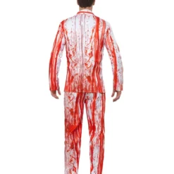 Blutiger Anzug Mit Krawatte -Grusel Kostuem Welt blutiger anzug mit krawatte kostuemanzug mit blutspritzer fuer halloween blood drip suit 35779 4
