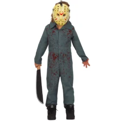 Blutiges Killer Psycho Kinderkostüm Mit Maske