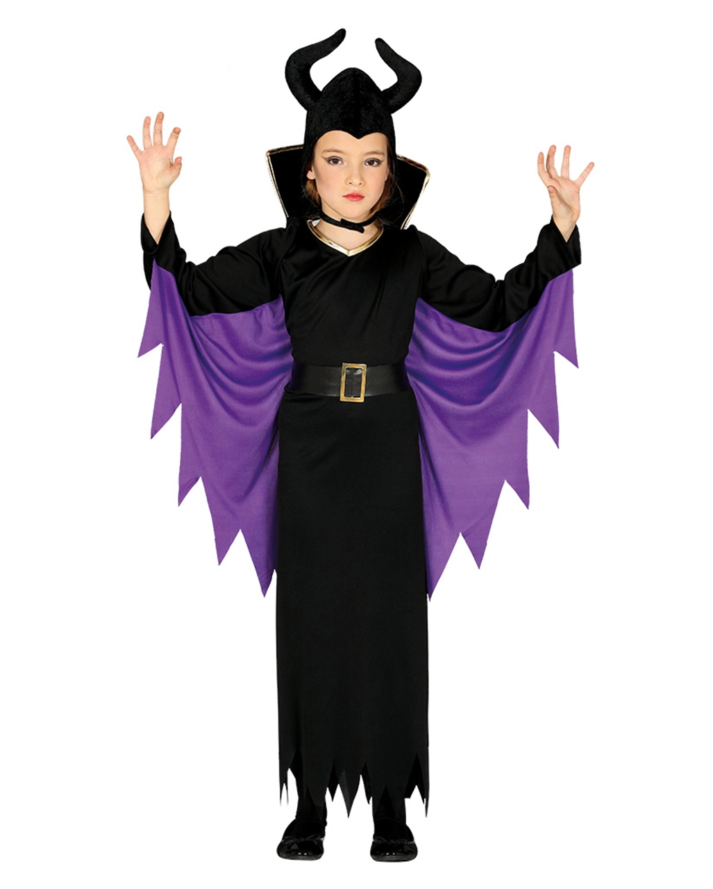 Böse Märchenfee Kinderkostüm 1 Böse Märchenfee Kinderkostüm