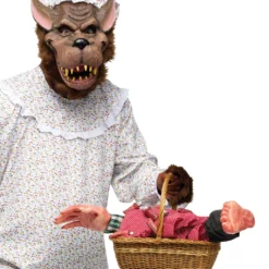 Böser Wolf Im Oma Kostüm 5 Böser Wolf Im Oma Kostüm -Grusel Kostuem Welt boeser wolf maerchenkostuem werwolf tierkostuem rotkaeppchen kostuem mit wolfskostuem 19959 03