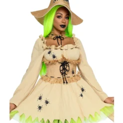 Bugged Out Baddie Vogelscheuche Kostüm -Grusel Kostuem Welt bugged out baddie vogelscheuche kostuem bugged out baddie scarecrow costume sexy halloween kostuem 53713 3