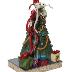 Decking The Halls - Santa Jack & Zero Figur 25cm -Grusel Kostuem Welt decking the halls santa jack and zero figur nightmare befor christmas figur 52416 03