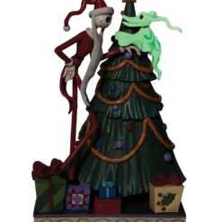 Decking The Halls - Santa Jack & Zero Figur 25cm -Grusel Kostuem Welt decking the halls santa jack and zero figur nightmare befor christmas figur 52416 04