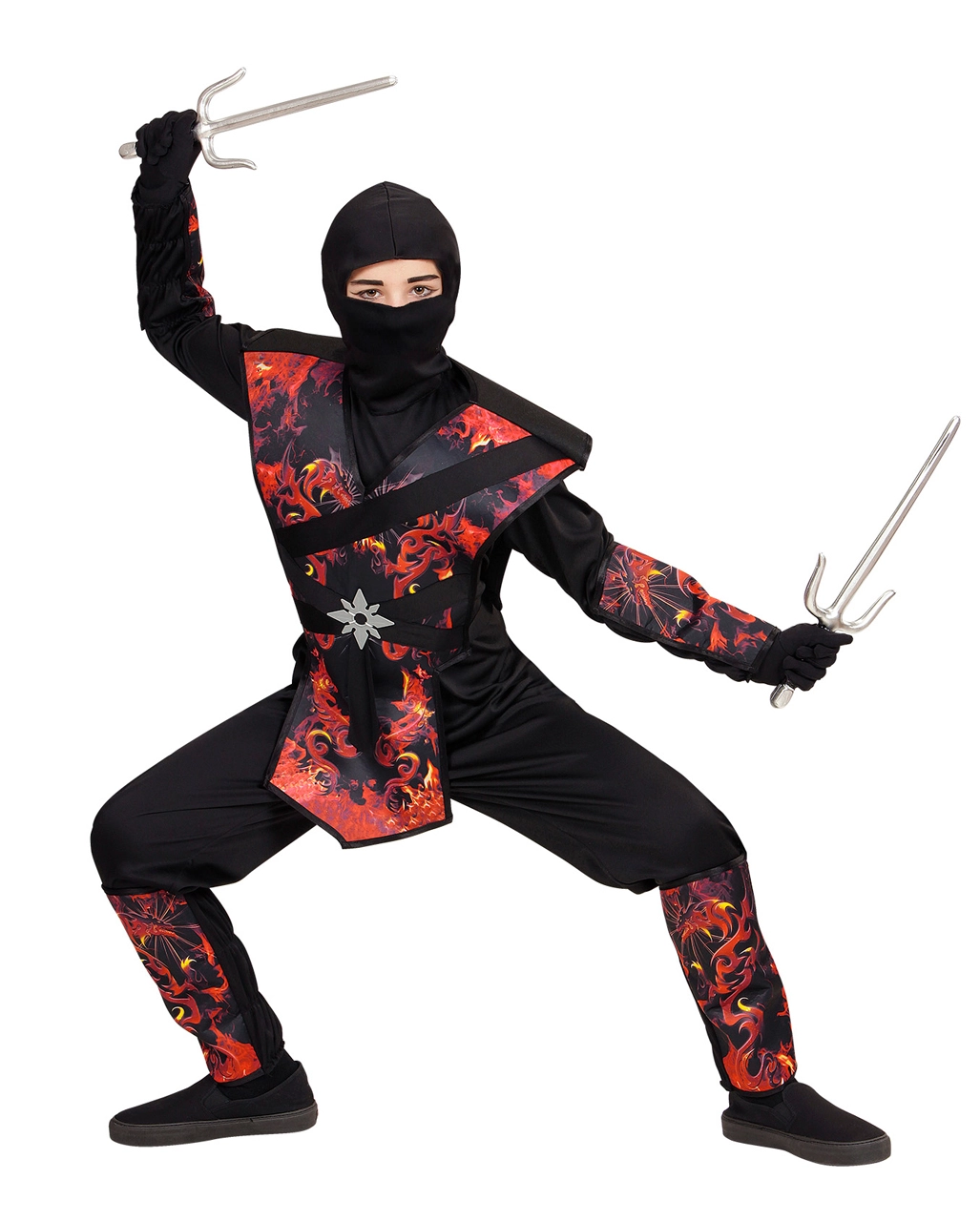 Drachen Ninja Kinderkostüm 2 Drachen Ninja Kinderkostüm – Bild 2