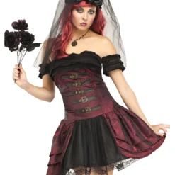 Draculas Braut Kostüm 5 Draculas Braut Kostüm -Grusel Kostuem Welt draculas braut kostuem edle vampirbraut kostuem vampiress frauenkostuem 21995 3