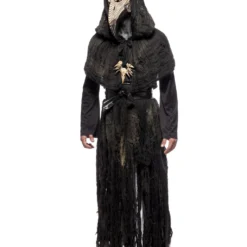 Endzeit Pest Doktor Herrenkostüm Mit Schnabelmaske
