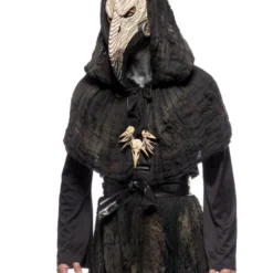 Endzeit Pest Doktor Herrenkostüm Mit Schnabelmaske -Grusel Kostuem Welt endzeit pest doktor kostuem mit schnabelmaske endtime pest doctor kostuem with beak mask steampunk kostuem 54409 03