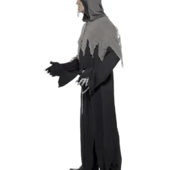 Gruselige Grim Reaper Robe -Grusel Kostuem Welt fetzen zombie kostuem gevatter tod verkleidung halloween reaper kostuem 21034 3