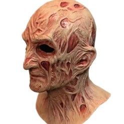 Freddy Krueger Maske Deluxe Nightmare 4 -Grusel Kostuem Welt freddy krueger maske deluxe the dream master a nightmare on elm street freddy krueger mask halloween maske 39357 03