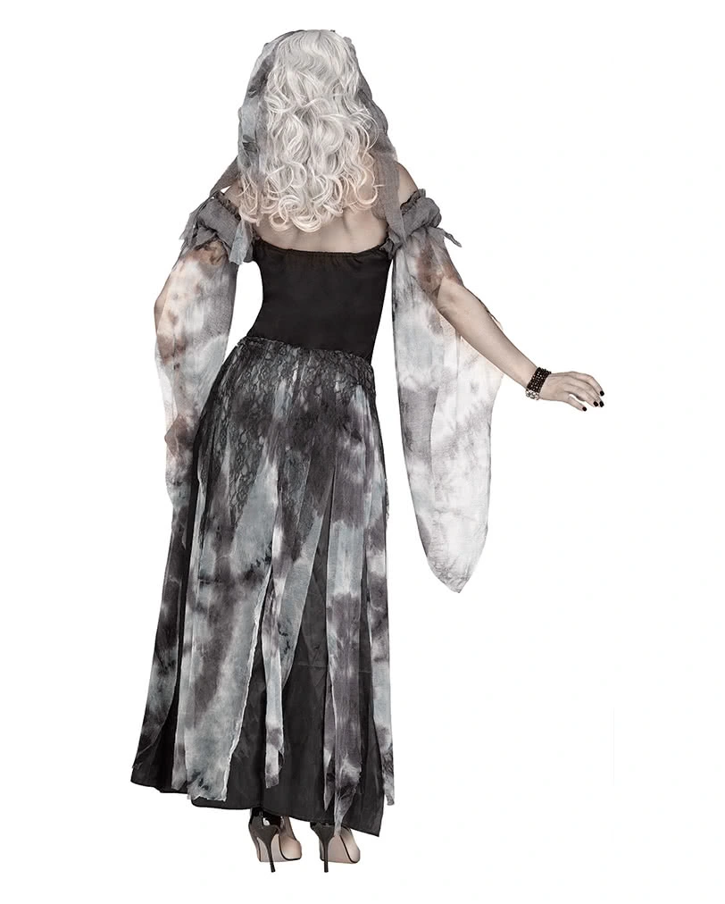 Friedhofs Braut Halloweenkostüm Mit Schleier – Bild 2