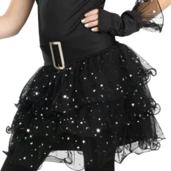 Glitter Hexe Kinderkostüm 7 Glitter Hexe Kinderkostüm -Grusel Kostuem Welt glitzer hexe halloween kinderkostuem glitter hexe maedchenkostuem maerchenkostuem glitter witch child costume 21078 4