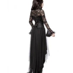 Gothic Demon Lady Kostüm Mit Hörner -Grusel Kostuem Welt gothic demon lady kostuem mit hoerner 38621 02