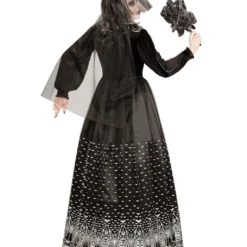Day Of The Dead Skelettbraut Kostüm -Grusel Kostuem Welt gothic skelett braut damenkostuem halloween kostuem skeleton bride costume 36863 3
