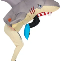 Hai-Alarm Aufblaskostüm -Grusel Kostuem Welt hai alarm aufblaskostuem hai attacke aufblaskostuem hai attack blow up costume 39700 03