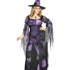 Starlight Hexen Kostüm 6 Starlight Hexen Kostüm -Grusel Kostuem Welt hexen damenkostuem edle zauberin verkleidung fuer frauen hexen kostuemkleid fuer halloween 28323 c