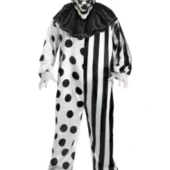 Killer Clown Kostüm -Grusel Kostuem Welt horror clown kostuem halloween clown kostuem killerclown kostuem crazy killer clown costume 21199 3