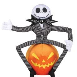 Jack Skellington Auf Kürbis Halloween Greeter