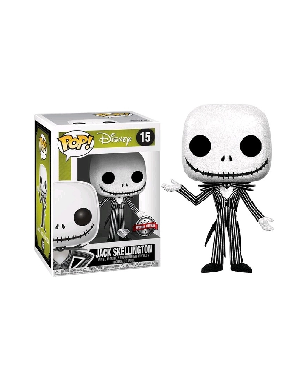 Jack Skellington Glitter EXKLUSIV Funko POP! Figur 1 Jack Skellington Glitter EXKLUSIV Funko POP! Figur