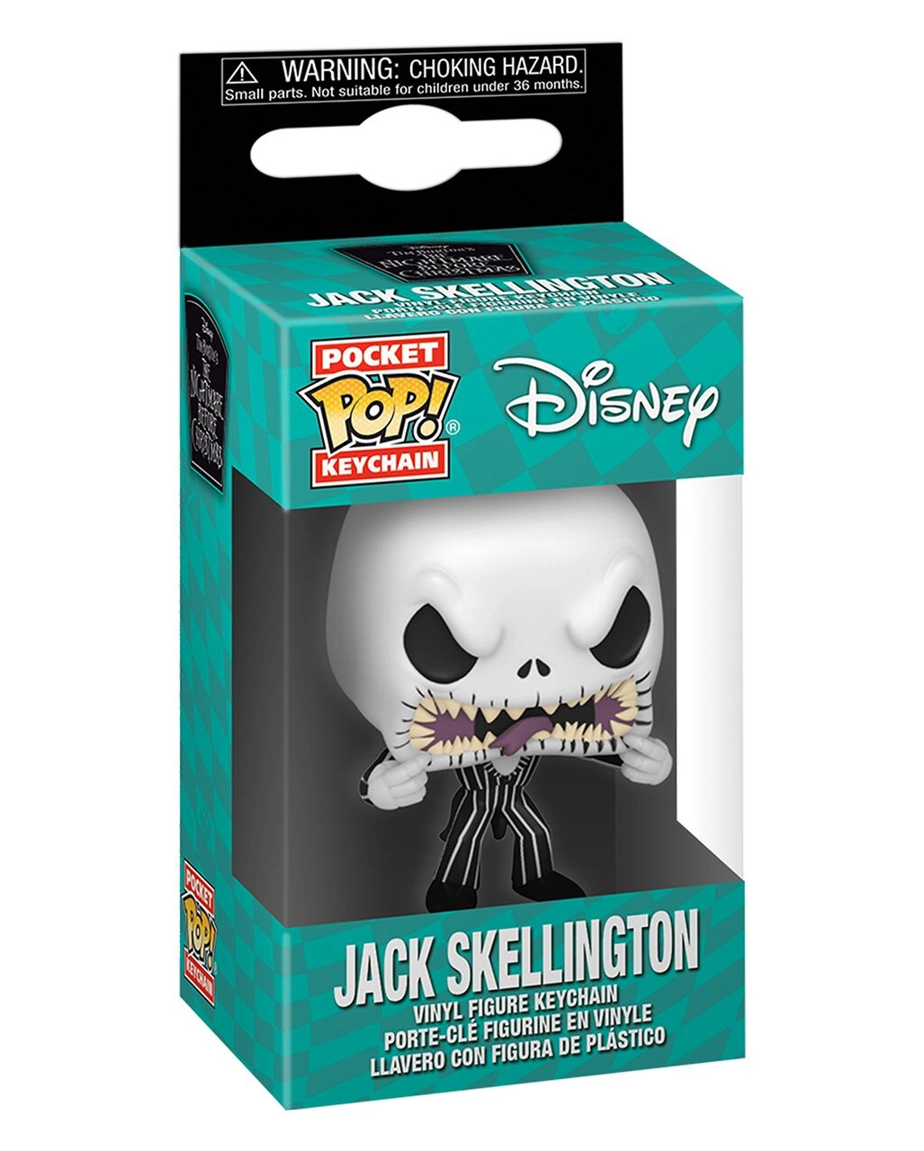 Jack Skellington Scary Face Schlüsselanhänger Funko Pocket POP! 2 Jack Skellington Scary Face Schlüsselanhänger Funko Pocket POP! – Bild 2