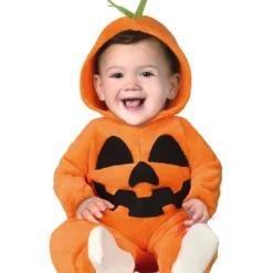 Kürbis Plüsch Kostüm Jumpsuit Für Kleinkinder