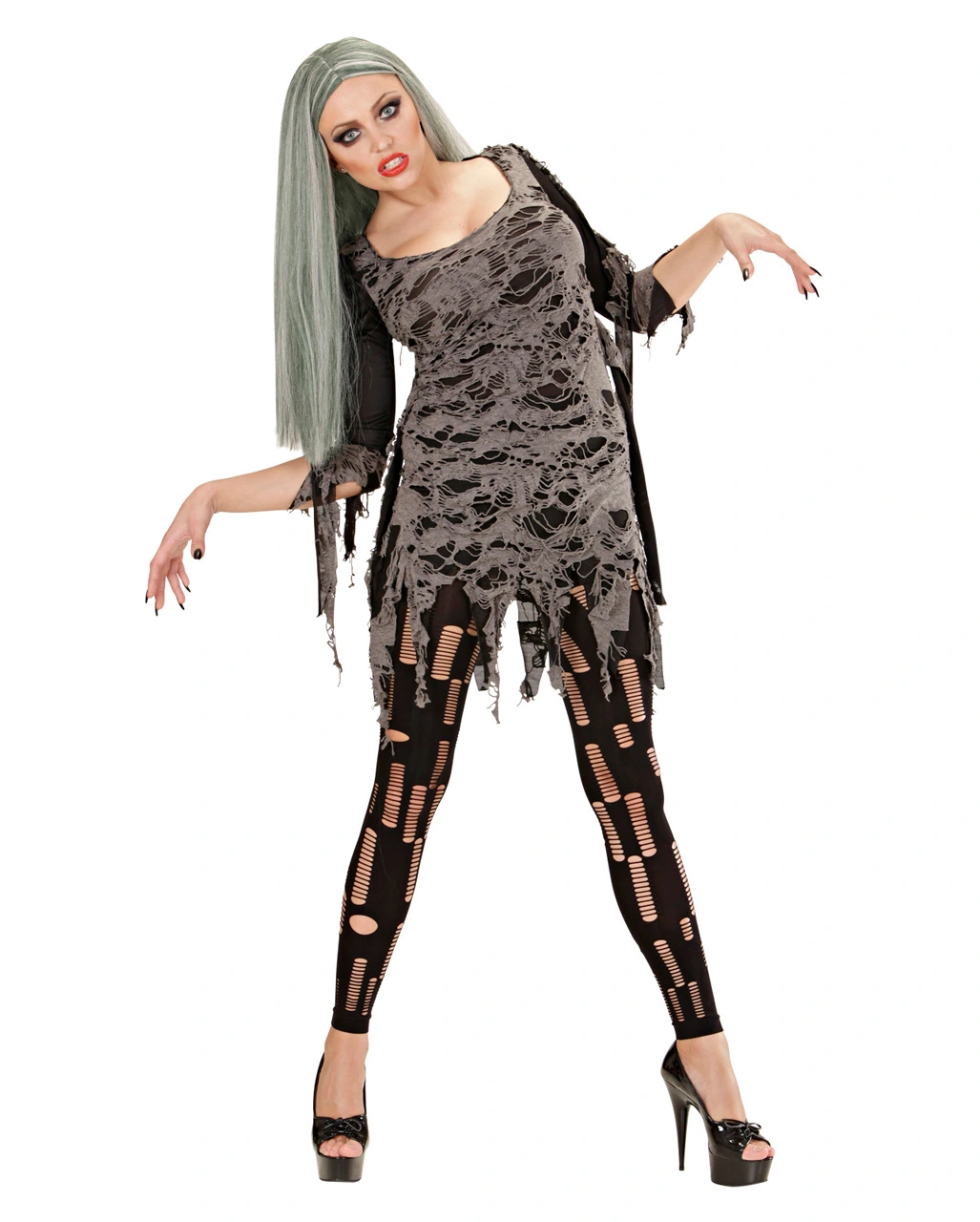 Living Dead Zombie Frauenkostüm 3 Living Dead Zombie Frauenkostüm – Bild 3