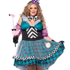 Manic Mad Hatter Plus Size Kostüm Für Damen