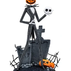 Nightmare Before Christmas Jack Pumpkin King Figur -Grusel Kostuem Welt nightmare before christmas jack skellington pumpkin king sammelfigur jack skellington fanartikel nightmare before chrsitmas fanartikel jack skellington merchandise online kaufen 5377 1