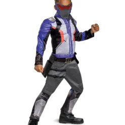 Overwatch Soldier 76 Kinder Muskelkostüm