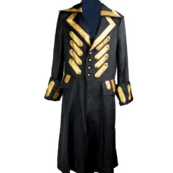 Piratenjacke Deluxe Schwarz