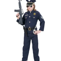 Police Kinderkostüm -Grusel Kostuem Welt police kinderkostuem faschings und karnevalskostueme fuer kinder polizist kinderkostuem blau 54525 3