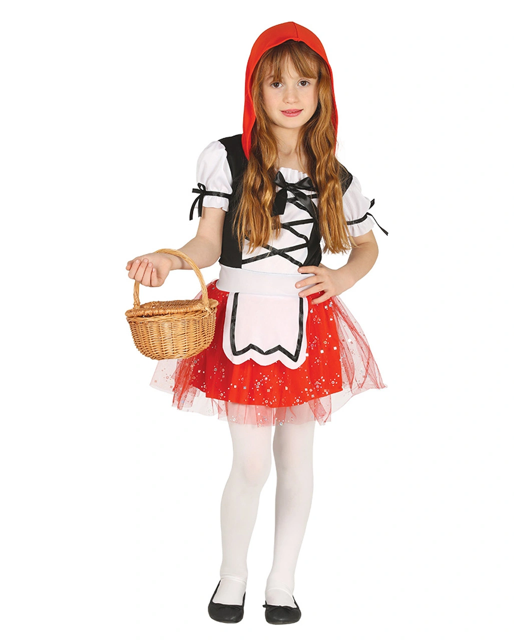 Rotkäppchen Kinderkostüm Mit Kapuze 1 Rotkäppchen Kinderkostüm Mit Kapuze