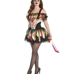 Scary Clown Petticoat Damenkostüm