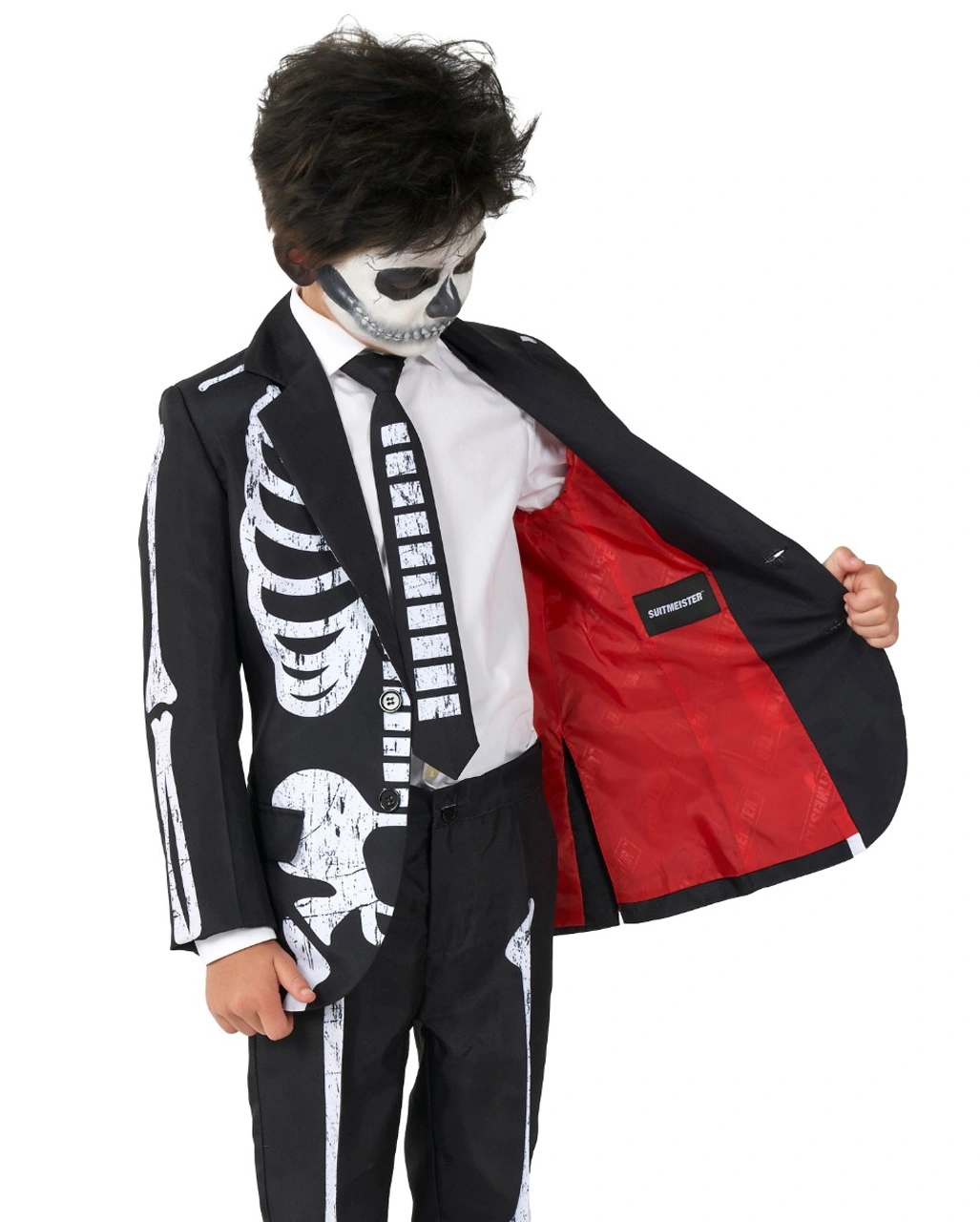 Skeleton Grunge Anzug Für Kinder - Suitmeister 4 Skeleton Grunge Anzug Für Kinder - Suitmeister – Bild 4