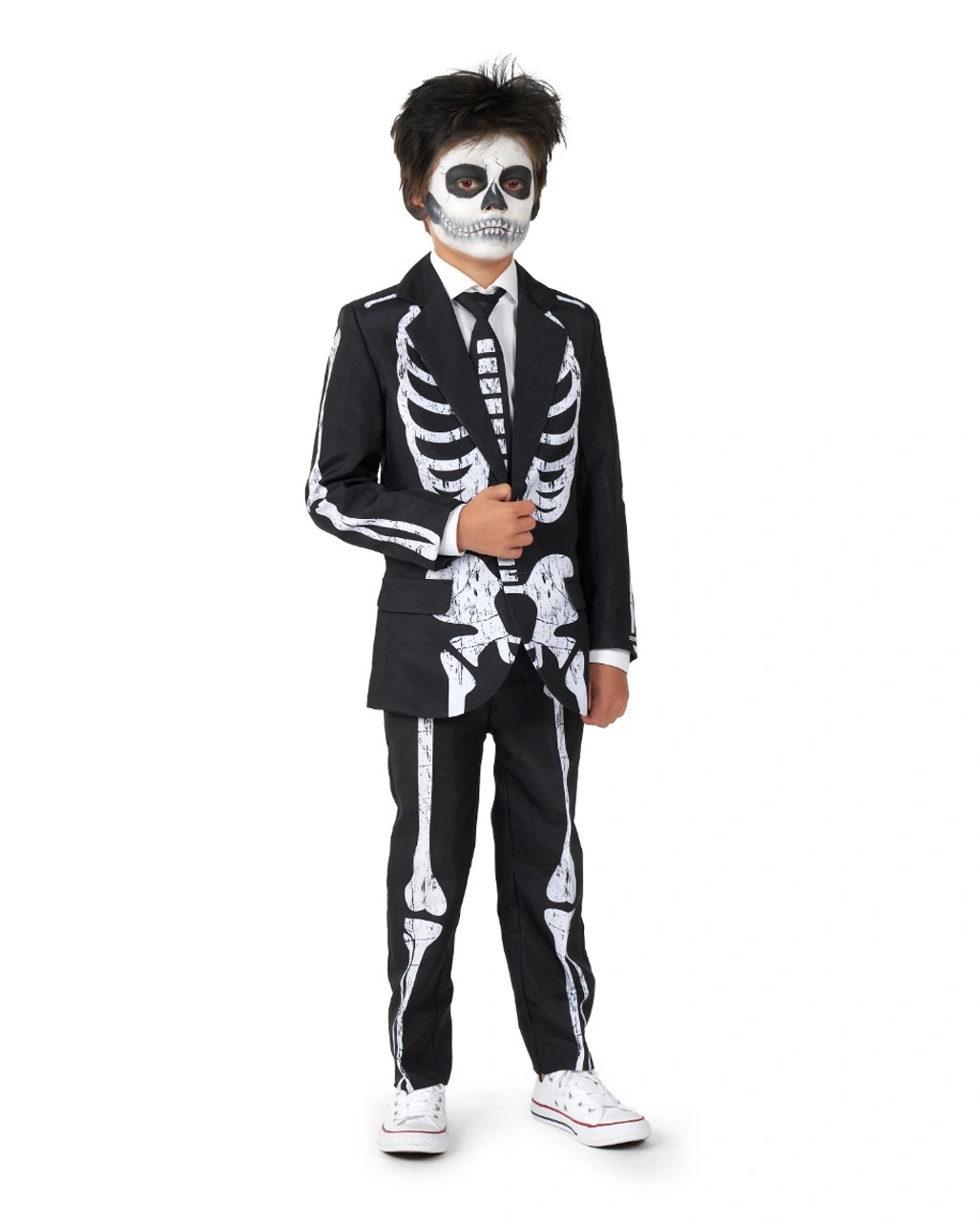 Skeleton Grunge Anzug Für Kinder - Suitmeister 2 Skeleton Grunge Anzug Für Kinder - Suitmeister – Bild 2