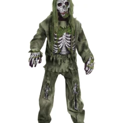 Skeleton Zombie Deluxe Kinderkostüm