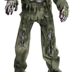 Skeleton Zombie Deluxe Kinderkostüm 5 Skeleton Zombie Deluxe Kinderkostüm -Grusel Kostuem Welt skeleton zombie deluxe kinderkostuem halloween verkleidung kinder zombie anzug kids 36088 3