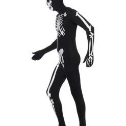 Skelett Skinsuit Glow In The Dark -Grusel Kostuem Welt skelett skinsuit glow in the dark nachtleuchtender skelett skin suit 21027 2 1