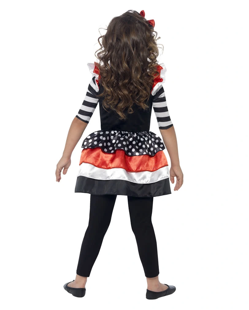 Skully Girl Kinderkostüm 3 Skully Girl Kinderkostüm – Bild 3