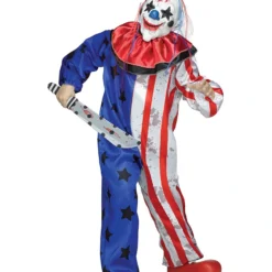 Horror Zirkus Clown Kinderkostüm Mit Maske