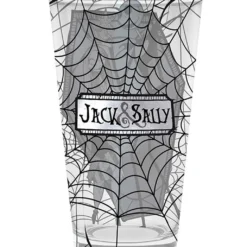 Nightmare Before Christmas - Jack & Sally Glas -Grusel Kostuem Welt the nightmare before christmas jack and sally glas jack skellingtom glass merchandise und geschenkartikel 50434 3