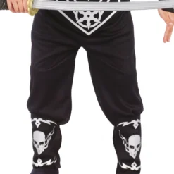 Totenkopf Ninja Kinderkostüm -Grusel Kostuem Welt totenkopf ninja ninja kostuem ninja kinderkostuem ninja anzug ninja krieger kostuem skull ninja 19858 04