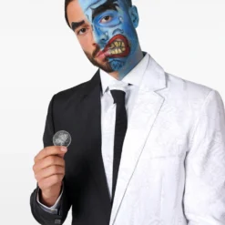 Two Face Anzug - Suitmeister -Grusel Kostuem Welt two face suitmeister anzug von opposuites two face kostuem anzug two face verkleidungsanzug oppsuites anzug 54377 1