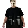 V For Vendetta T-Shirt Mit Cape & Maske