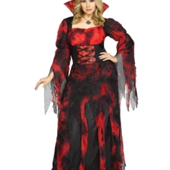 Vampir Gräfin Kostüm -Grusel Kostuem Welt vampir damenkostuem vampirbraut verkleidung fuer frauen blutsauger kostuemkleid fuer halloween 28324 3