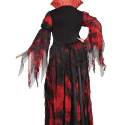 Vampir Gräfin Kostüm -Grusel Kostuem Welt vampir damenkostuem vampirbraut verkleidung fuer frauen blutsauger kostuemkleid fuer halloween 28324 4