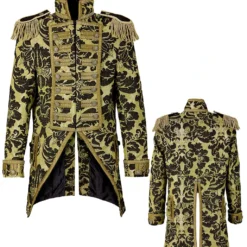 Venezianischer Damenfrack Gold-schwarz -Grusel Kostuem Welt venezianischer damenfrack gold schwarz kostuemuniform fuer frauen bild4 27471